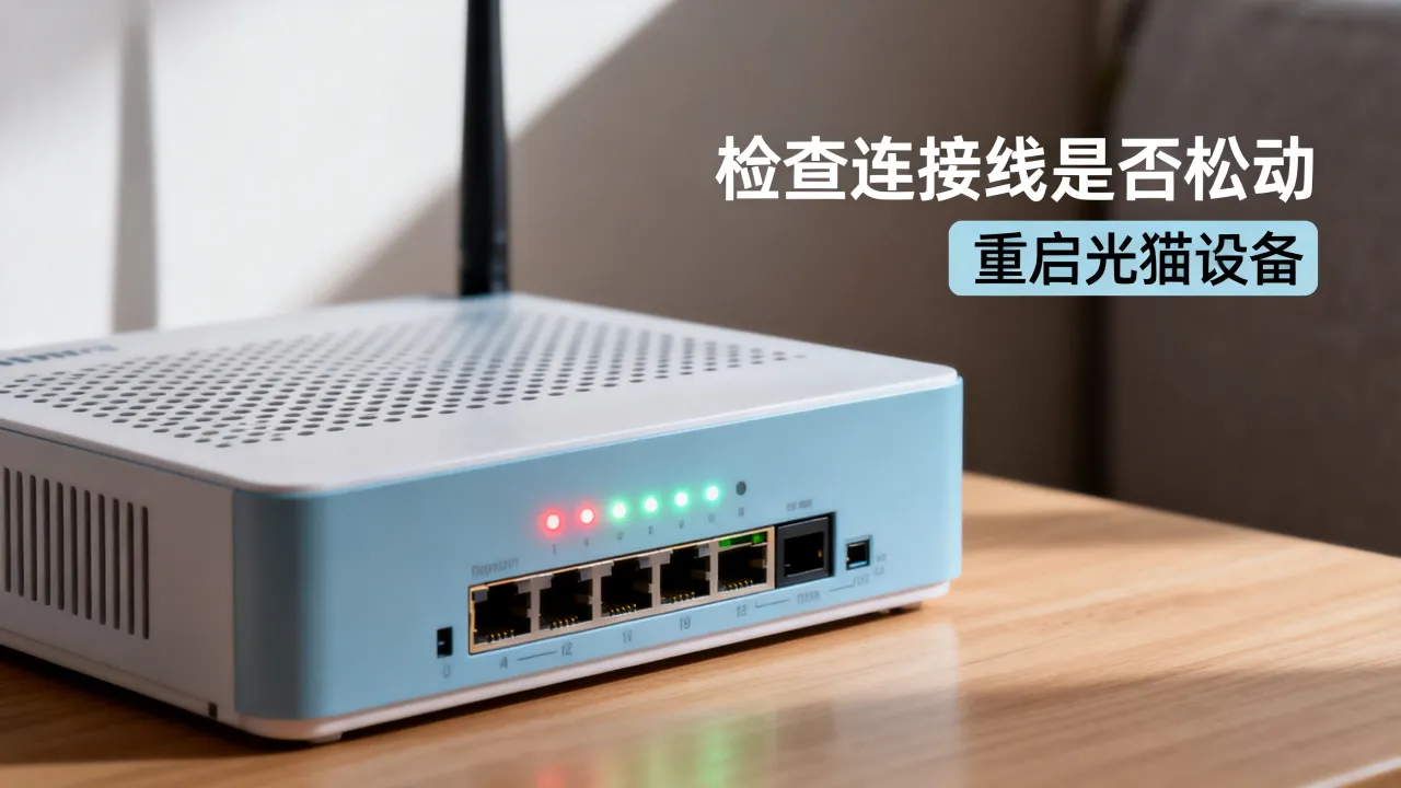 宽带服务器信号灯闪烁是什么原因，宽带信号灯一直闪怎么解决？